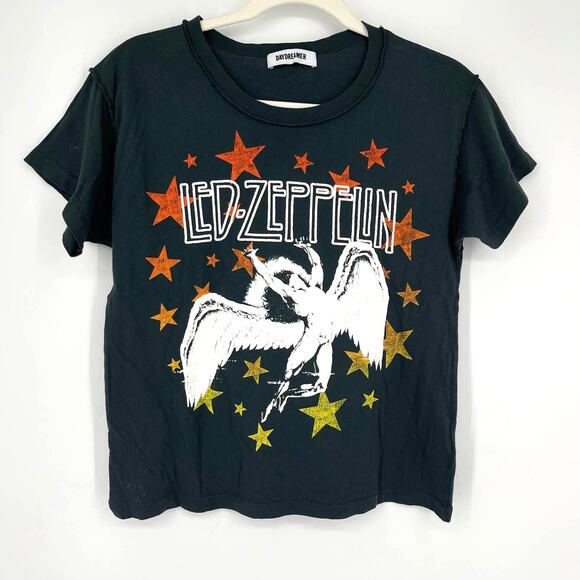 Daydreamer Led Zepplin Icarus Star Tee Vintage Black Small NWOT - Picture 7 of 7
